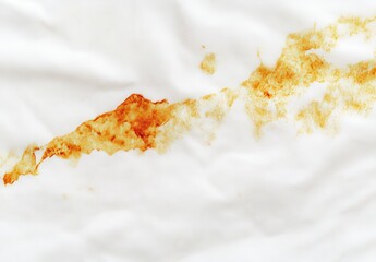 Poster - Abstract Texture of Brown and Yellow Stains on White Surface Creating a Unique Visual for Artistic and Design Projects