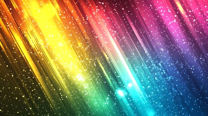 Poster - Colorful Neon Abstract Light Background