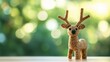 © Jeck - Eco-Friendly Handmade Cork Reindeer Ornament – A Charming Christmas Decoration