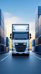 Poster - Cargo management, freight documentation, paperwork, digital records, smart tracking, detailed reports