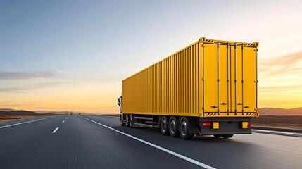 Poster - Cargo management, freight security, high-tech surveillance, secure operations, anti-theft systems