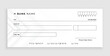 © starlineart - blank bank cheque check draft mockup design