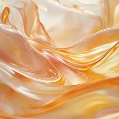 Poster - Fluid motion of liquid art abstract space visual content bright environment close-up view creativity and design
