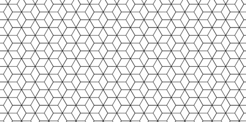 Seamless pattern with hexagon square cube geometric pattern shapes grid metal element texture design. vector tiles gradient science web tech connection triangle diamond honeycomb hexagon art.