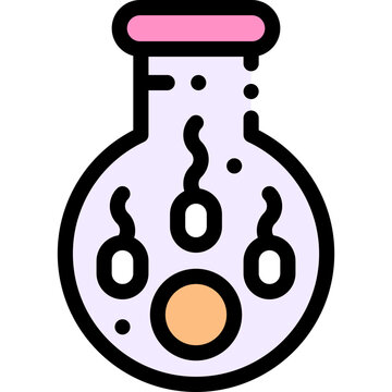 Hand painted mother and baby multi colored icon pack