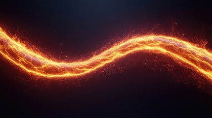 Poster - Dynamic flow of electric energy abstract background digital artwork dark environment artistic viewpoint power concept
