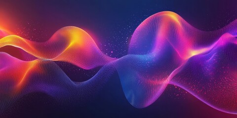 Poster - Dynamic lighting creates an abstract vector background that is versatile and suitable for a wide range of applications. This flexible background can be used in many contexts.