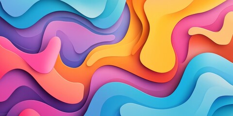 Canvas Print - Abstract background with an isolated design, showcasing vibrant colors and unique shapes, perfect for creative projects that require an abstract background to enhance visual appeal.