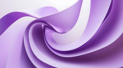 Abstract Purple Swirling Wave Forms Design
