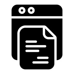 Browser Solid Icon