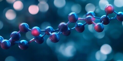 Molecular structure model showcasing the tyrosine molecule. This tyrosine representation highlights its role as a non essential amino acid utilized by cells for protein synthesis, illustrated with