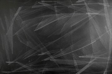 Poster - Abstract blackboard background with chalk textures and creative patterns.