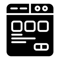 Seo and Web Solid Icon