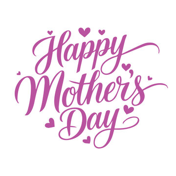 Mother's day typography