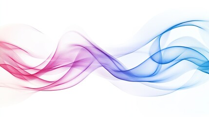 Leinwandbilder - Pastel color waves create an abstract flow across the background, offering a peaceful and artistic design.