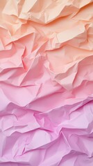 Poster - The crumpled paper texture showcases vibrant color gradients, blending abstract and tactile elements seamlessly.