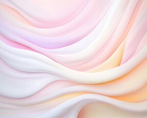 Poster - Abstract representation of wind turbines with swirling circular patterns, eco-friendly energy theme in soothing green hues.