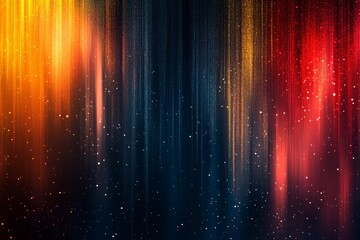 Aufkleber - Abstract vibrant color streaks, glowing lines, dark background, sparkle, light effect.