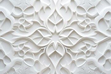 Poster - Intricate floral pattern creating a captivating visual effect, perfect for backgrounds and design projects