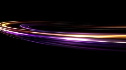 Poster - Abstract light trails