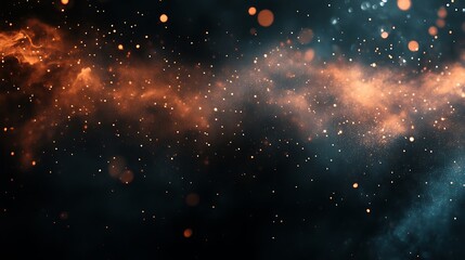 Poster - Abstract cosmic nebulae, vibrant colors, cosmic background, futuristic, space, possible use for backgrounds