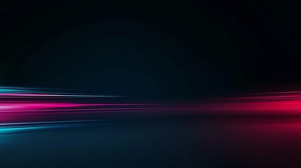 Aufkleber - Abstract glowing lines dark background