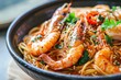 © NASH - Jjampong is a spicy seafood noodle dish from Korea