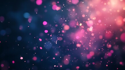 Aufkleber - Abstract bokeh lights in pink and blue