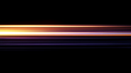 Poster - Abstract speed lines on black background