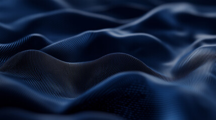 A captivating cold blue abstract background with flowing motion blur and dynamic shades evokes a sense of technological progress and sleek innovation.