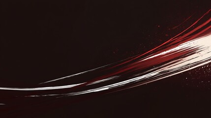 Aufkleber - Abstract dynamic lines, dark background, artistic brushstrokes