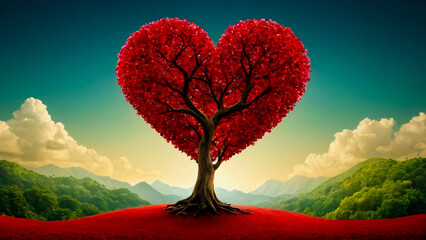 Wall Mural - Tree of heart