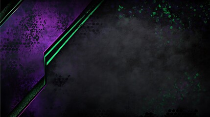 Poster - Abstract design with dark background and vibrant lines