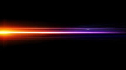 Poster - Abstract light streaks on black background (5)
