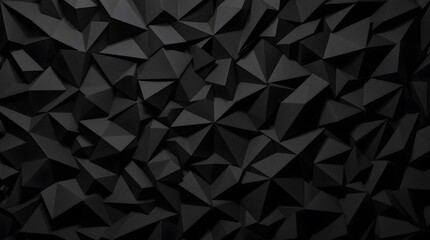  Dark Abstract Geometric 3D Pattern