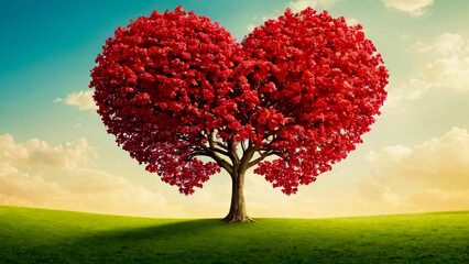 Wall Mural - Tree of heart