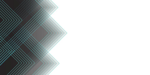 Poster - Abstract black and Blue Futuristic hi-technology concept. Digital black textured graphics poster background. Tech geometric black shapes seamless loop motion graphics