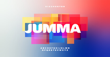 Aufkleber - Youthful bold alphabet, rounded blocky typeface, wide soft letters for vibrant modern branding, ecological headline, kidlogotype, impactful heavy lettering, friendly typographic style. Vector typeset.