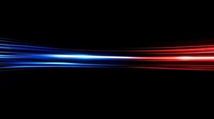 Poster - Abstract Speed Lines Red Blue
