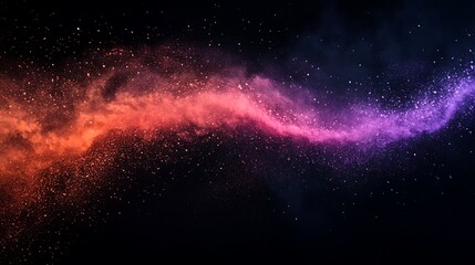 Poster - Abstract cosmic nebula swirling, possible use in space-themed design