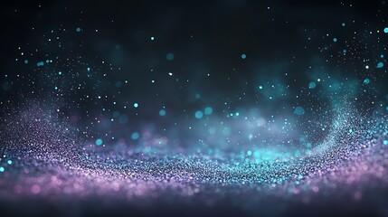 Wall Mural - abstract iridescent particles background, digital art, design, backdrop, graphic element, use in web
