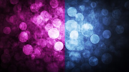 Aufkleber - Abstract bokeh background with pink and blue