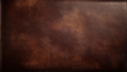 Poster - rich textured brown leather background with a rustic and vintage effect for graphic design, branding, or product presentation

