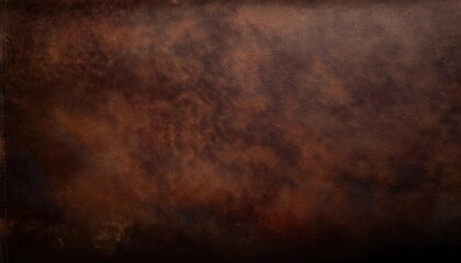 Poster - rich textured brown leather background with a rustic and vintage effect for graphic design, branding, or product presentation

