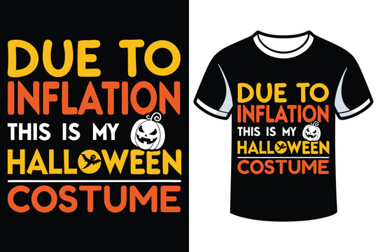 Halloween typography t-shirt design