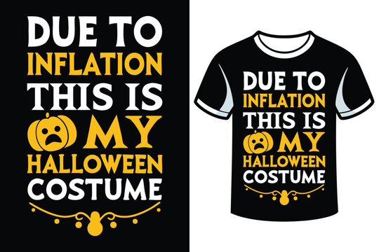 Halloween typography t-shirt design