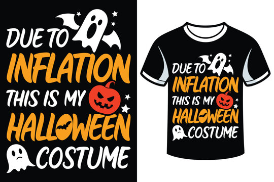 Halloween typography t-shirt design 7