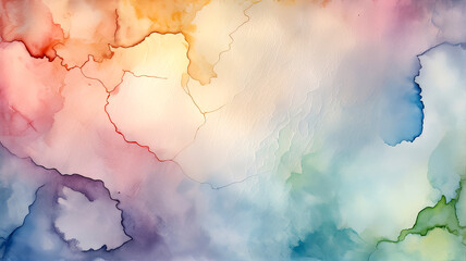 Wall Mural - Colorful Abstract Watercolor Splash Background
