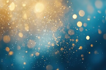 Wall Mural - Shimmering Stardust: Sparkling Glittering Light Particle Background, Perfect for Festive Designs, Elegant Presentations,