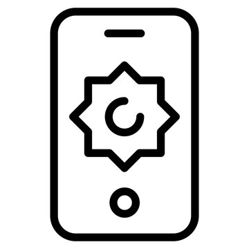 Flat Muslim App Design Ramadan Icon